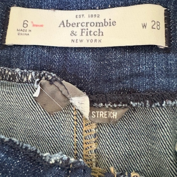 Abercrombie and Fitch Y2K Zip Front Denim Mini Skirt - Picture 6 of 10